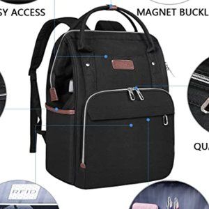 VANKEAN Waterpoof Laptop Backpack for 15.6-16.2 Inch Computer Work Backpack